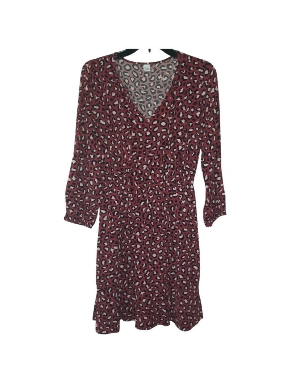 Old Navy Leopard Print Dress Small